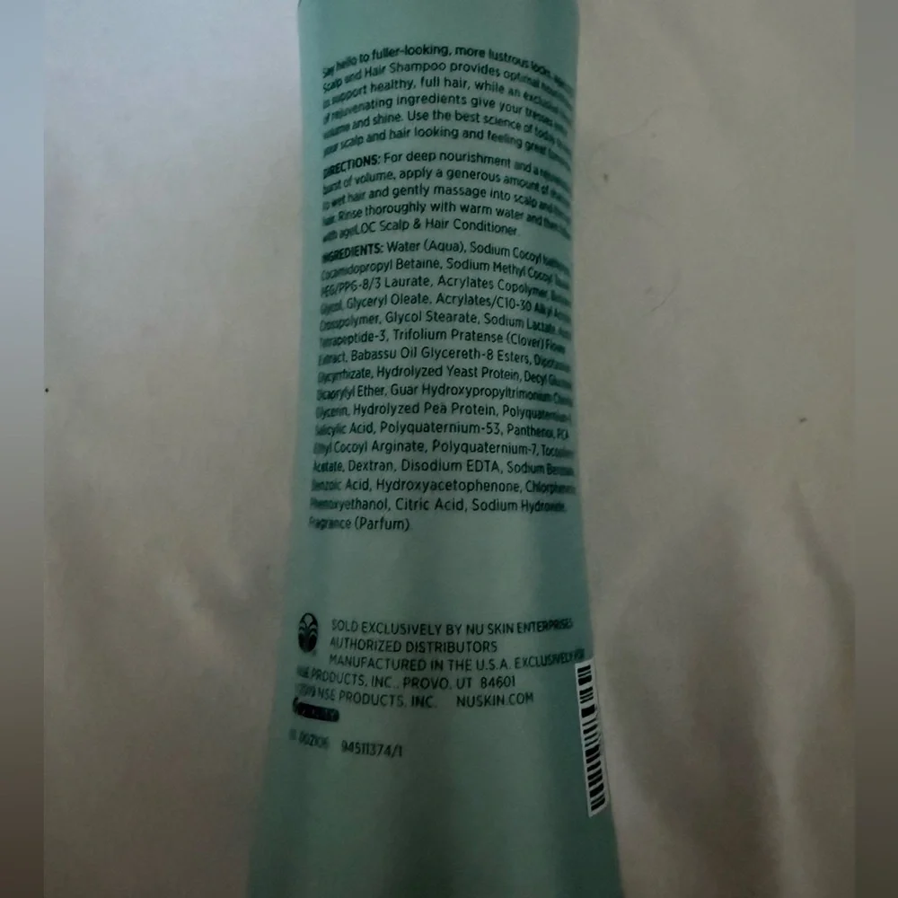 NuSkin ageloc shampoo